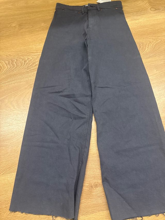 Pantalón ancho azul marino