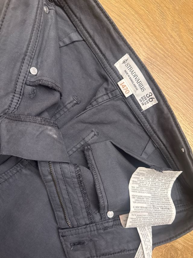 Pantalón ancho azul marino