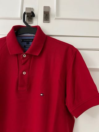Polo Tommy Hilfiger Rojo Hombre