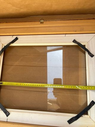 Cornice Vintage Dorata con Vetro