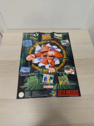 🇪🇦 Póster videojuegos Super Nintendo PAL España