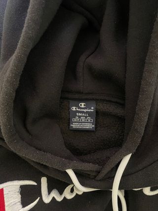 Sudadera Champion Negra Talla S