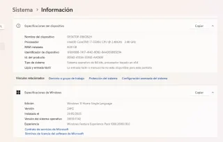 Portátil Sony Vaio - i7 5500U - 8GB RAM