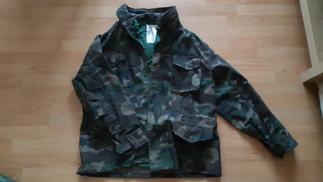 Parka militar camuflaje