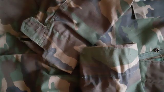 Parka militar camuflaje
