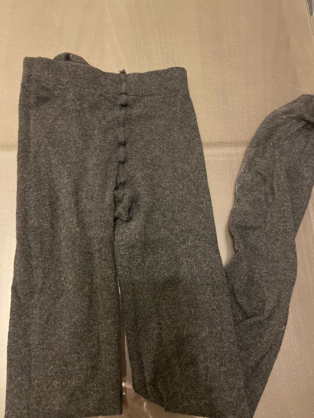 Leotardos grises colegio