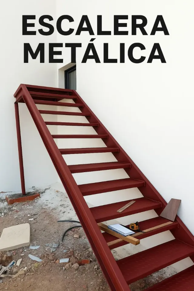 Escalera metálica exterior