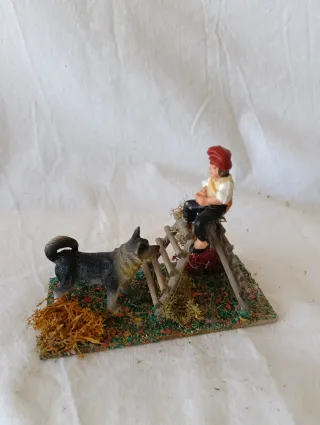 Belén Niño y Perro Puig