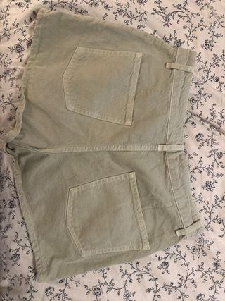 Falda pantalón Zara verde oliva
