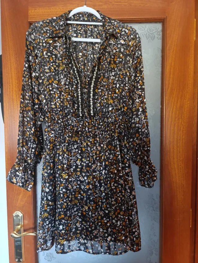 Vestido Salsa estampado floral talla M