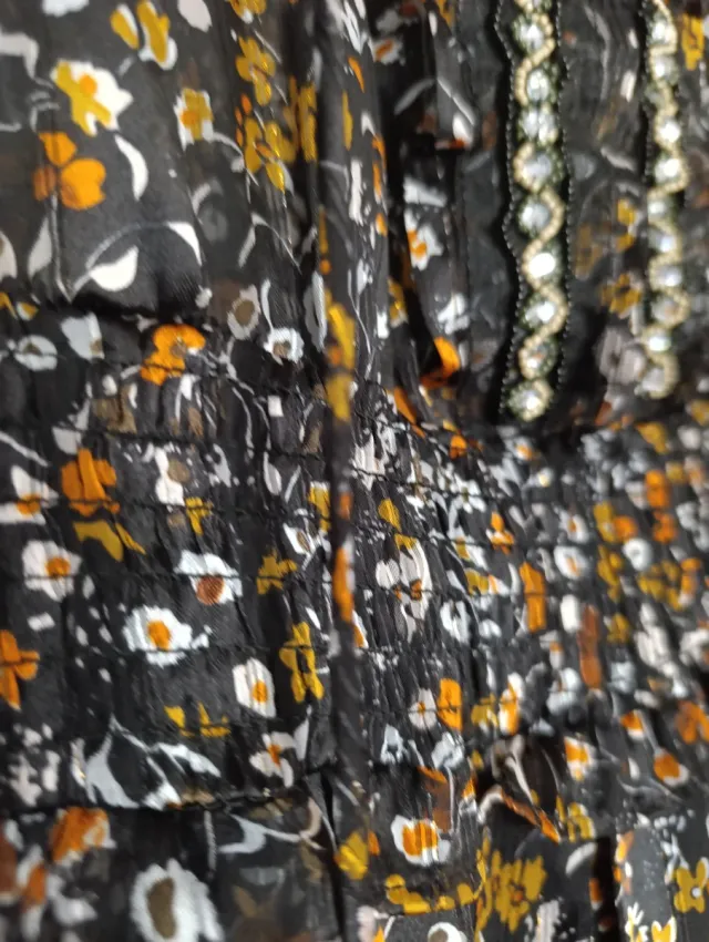 Vestido Salsa estampado floral talla M