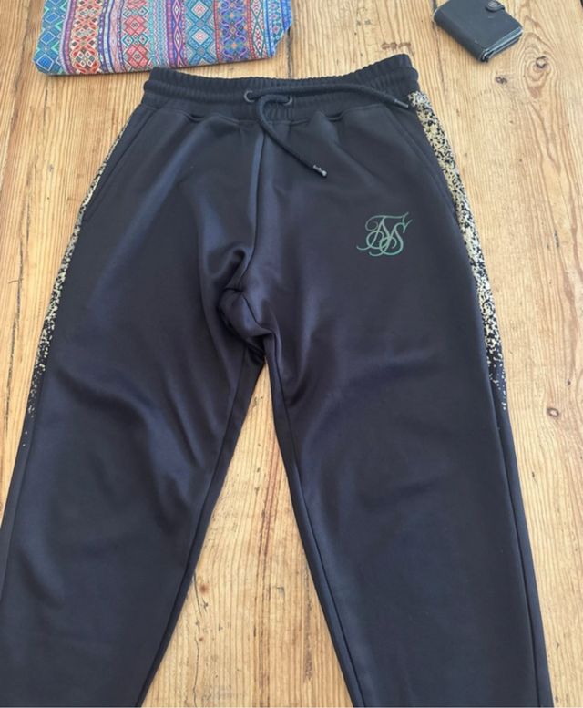 Pantalón chándal SikSilk negro