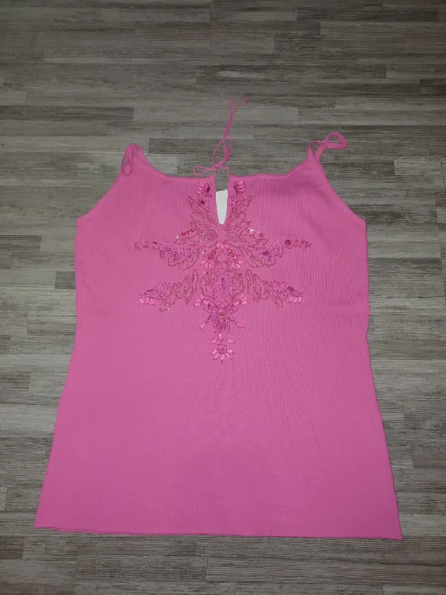Top tirantes Festa rosa talla única