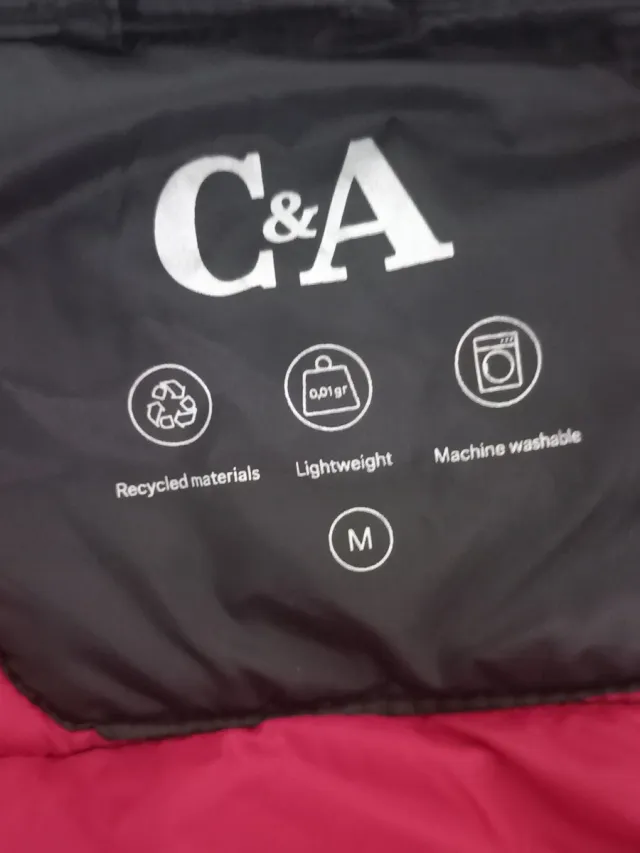 Chaqueta acolchada negra