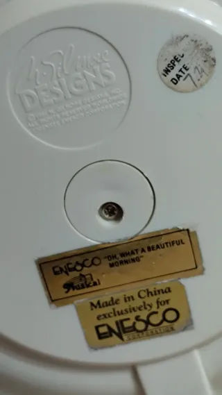 OFERTA! ANTIGUA CAJA DE MUSICA ENESCO 1991