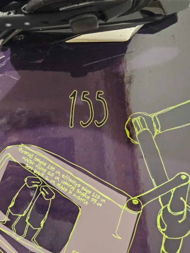 Tabla Snowboard 155cm + funda transporte