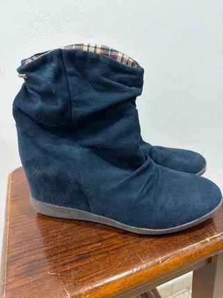 Botines Mustang marino Talla 38