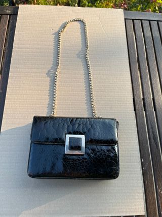 Borsa donna in pelle nera
