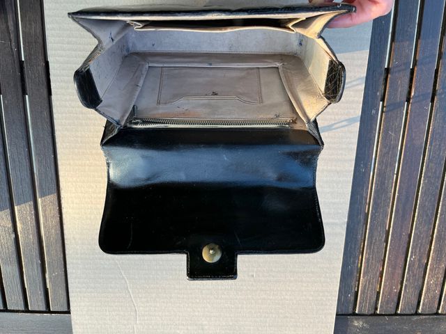 Borsa donna in pelle nera