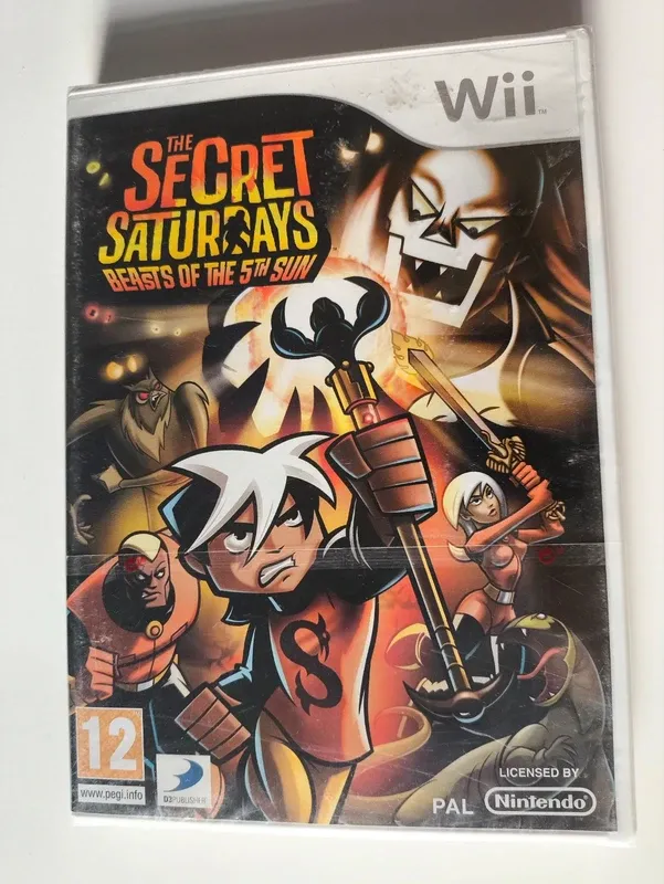 secret saturdays beasts of The 5th Sun Wii nuevo