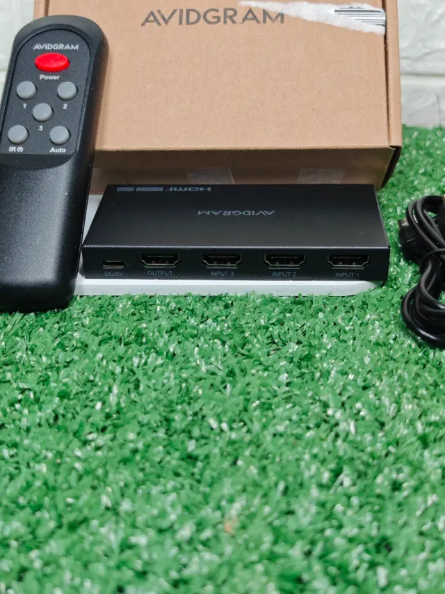 Conmutador HDMI 4K 60Hz AVIDGRAM 2.0