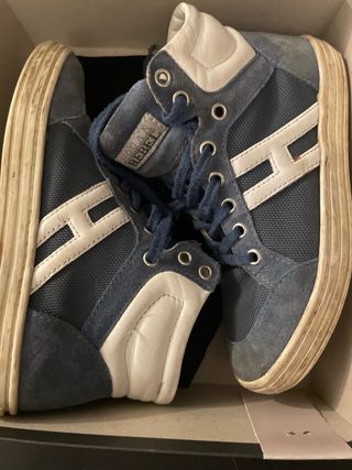 Scarpe Hogan Bambino Blu/Bianco