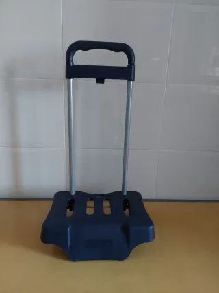 Carrito Portamochilas Plegable Azul SIN USAR