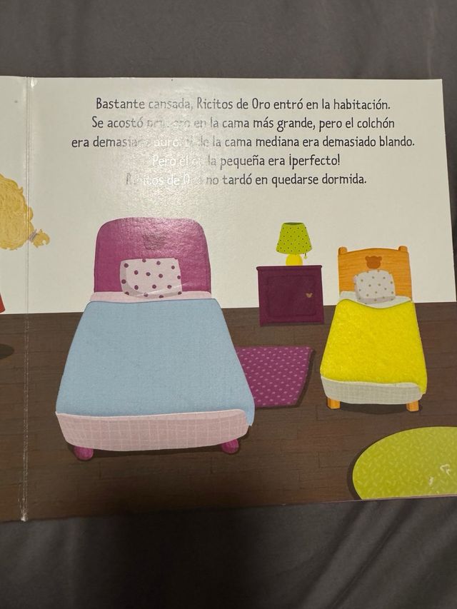 Ricitos de Oro: Con texturas en el interior