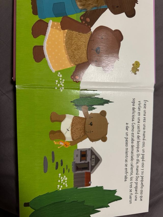 Ricitos de Oro: Con texturas en el interior