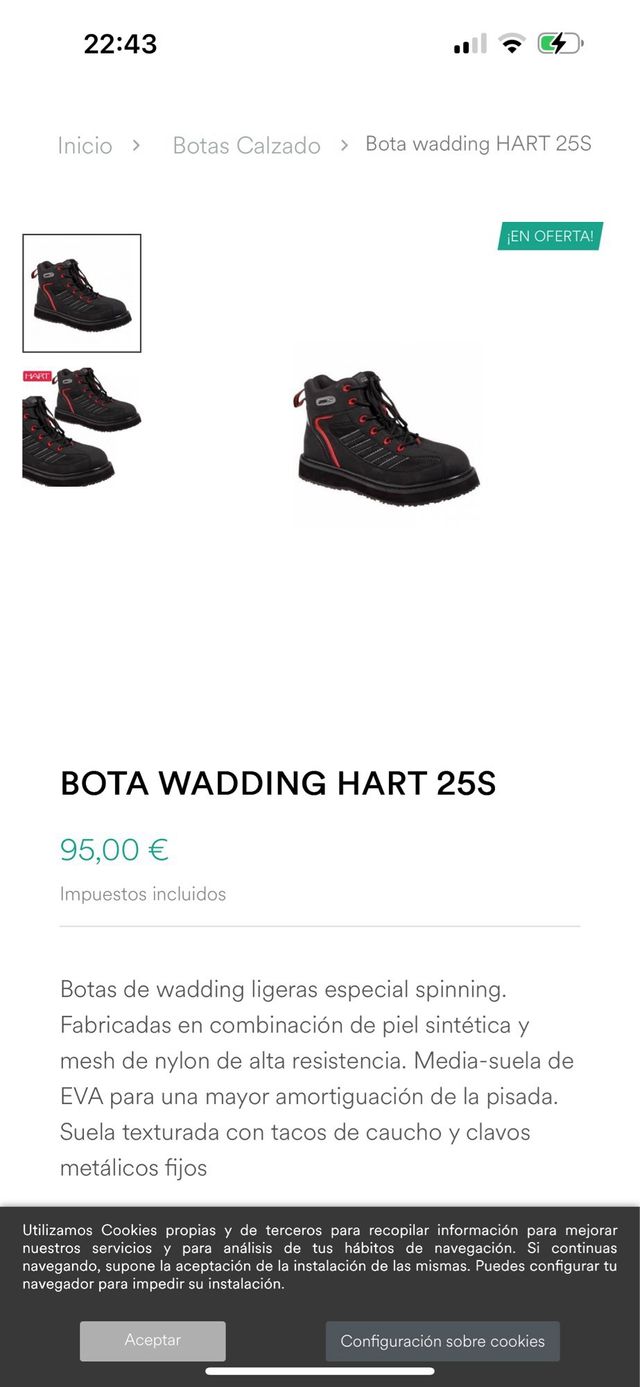 Botas de pesca Hart 25s