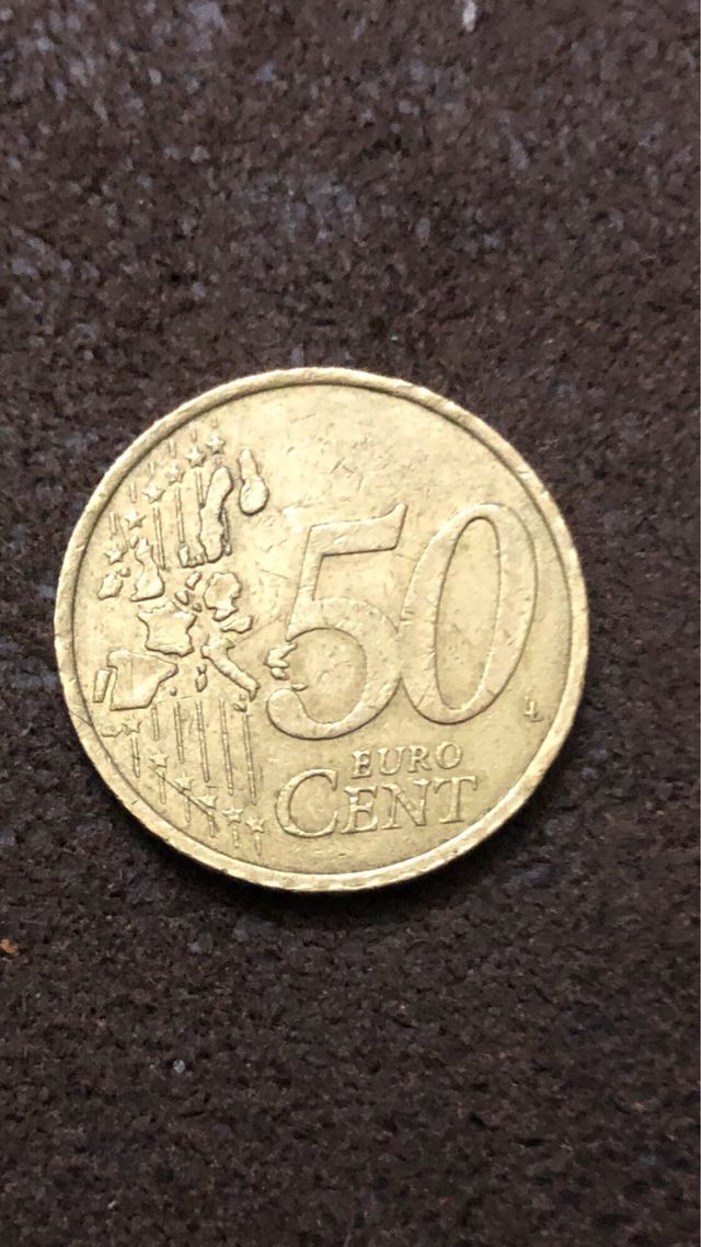 Moeda 50 céntimos Euro 2000 RF