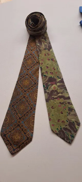2 Corbatas Hernando y Giacomo. Seda