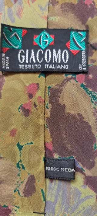 2 Corbatas Hernando y Giacomo. Seda