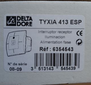 DELTA DORE TYXIA 413 ESP Interruptor