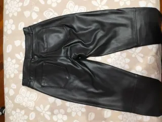 Pantaloni Tally Weijl ecopelle neri taglia 36