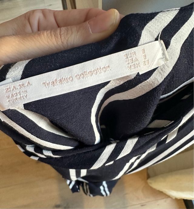 Vestido Zara Talla S Rayas