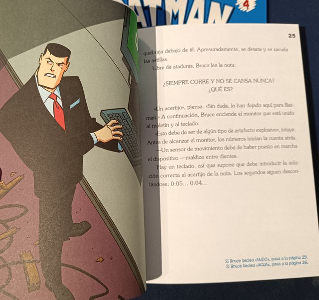 4 Libros Batman niños (2 de elegir camino)