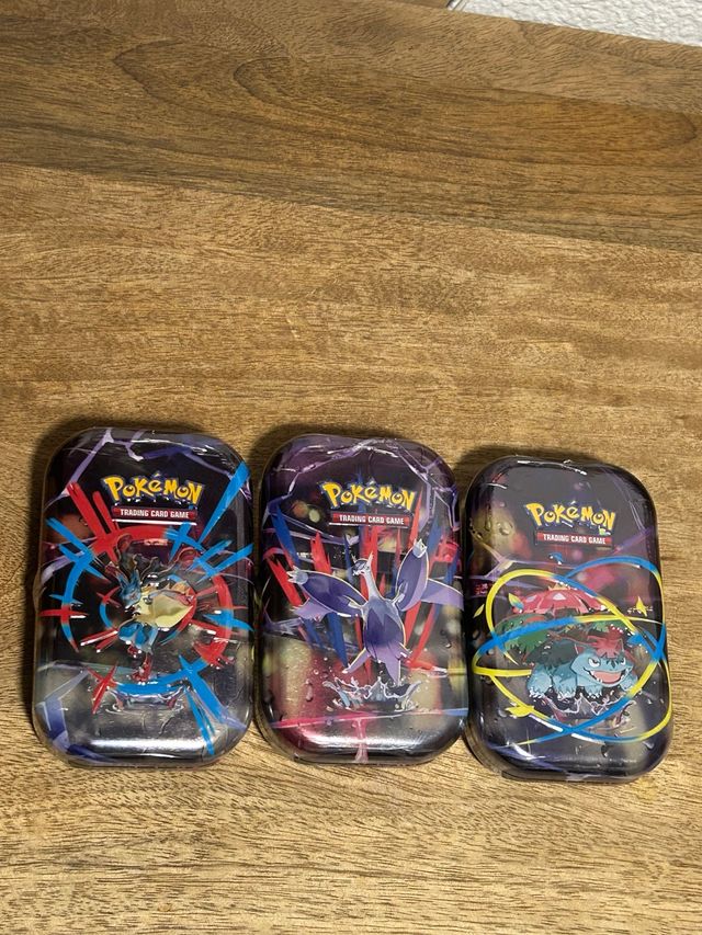 Pack 3 Latas Megaevoluciones Pokémon