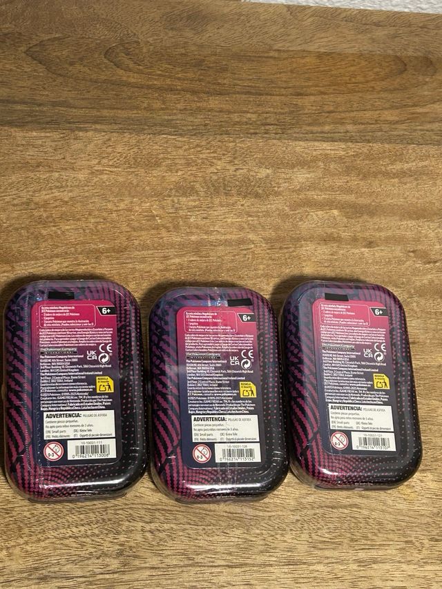 Pack 3 Latas Megaevoluciones Pokémon
