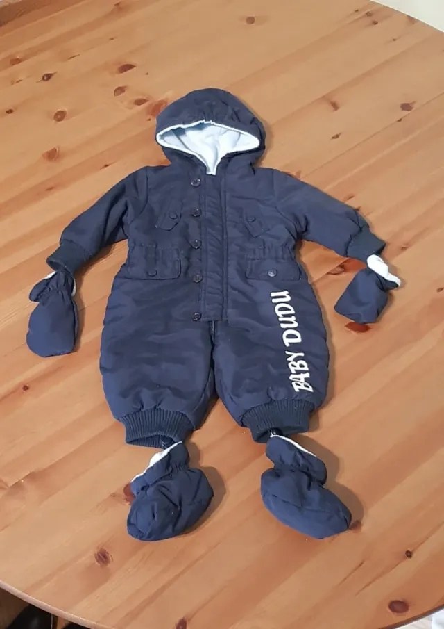 Mono de invierno bebé 3 meses