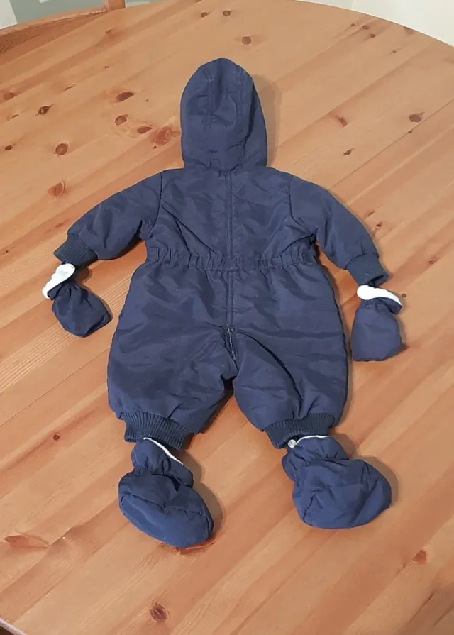 Mono de invierno bebé 3 meses