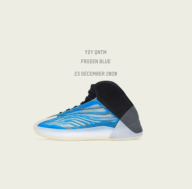 Yeezy QNTM Frozen Blue 23 Dic 2020