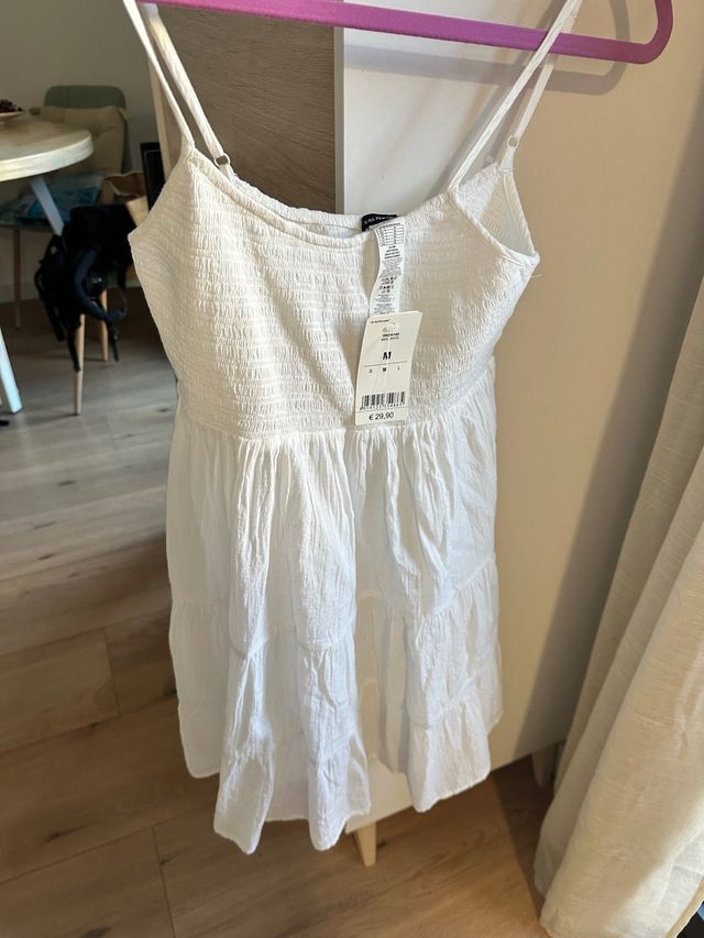 Vestido blanco Calzedonia Talla M