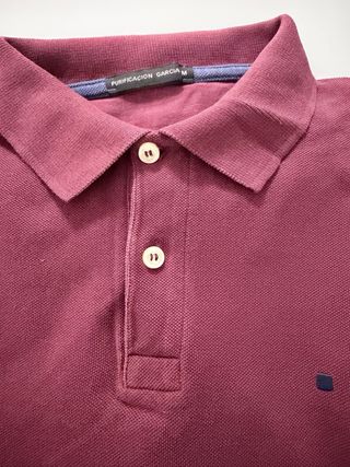 Lote 2 polos manga larga Purif. García (Talla M)