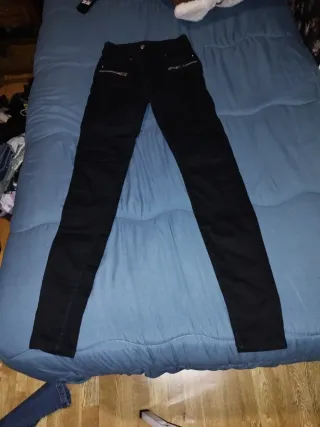 Pantalón largo mujer negro