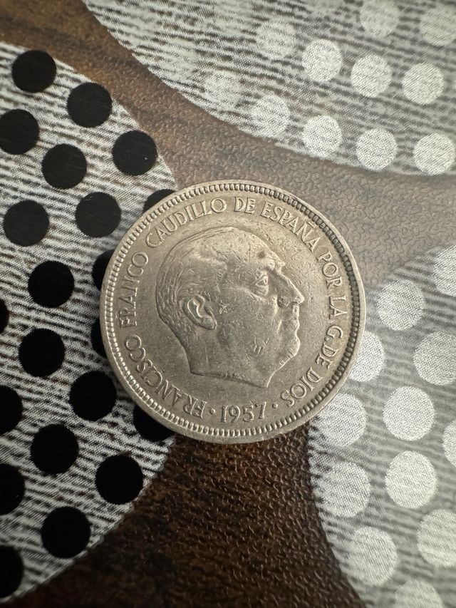 MONEDA 5 PESETAS 1957