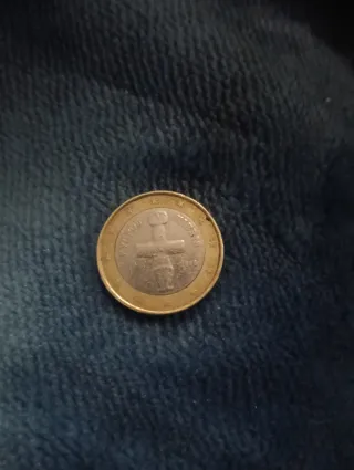 Moneda 1 Euro Chipre 2002