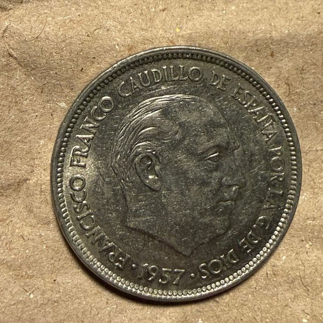 25 Pesetas Franco 1957 *74