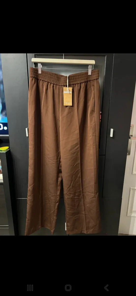 Pantalones Zebra Marrones Talla XL