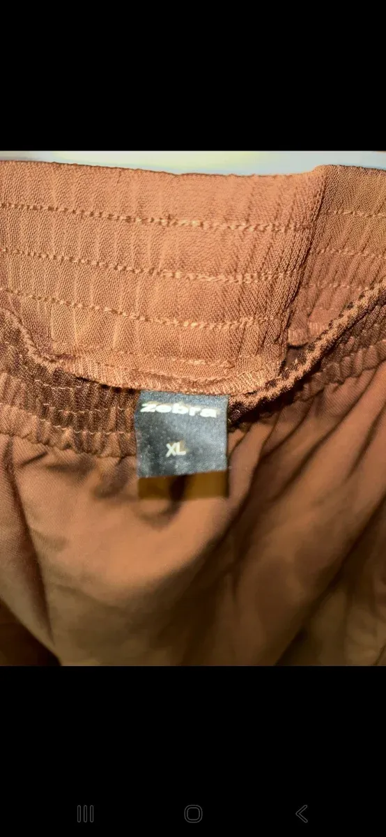 Pantalones Zebra Marrones Talla XL